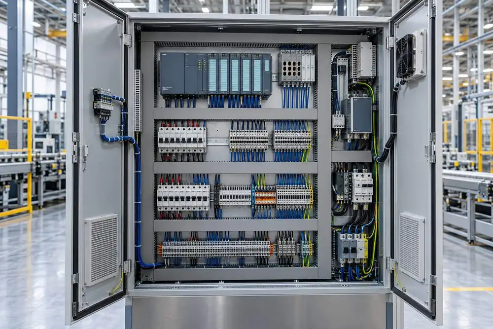 Industrial control panel and electrical infrastructure